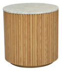 Benjamin Ripple Marble Side Table