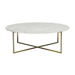 Elle Luxe Marble Round Coffee Table