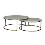 Elle Round Marble Nest Coffee Tables